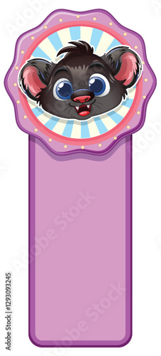 Cute Koala Bookmark Design