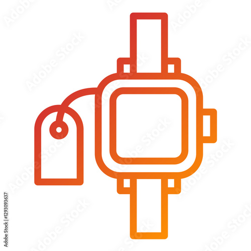 Vector Design Wristwatch Sale Icon Style