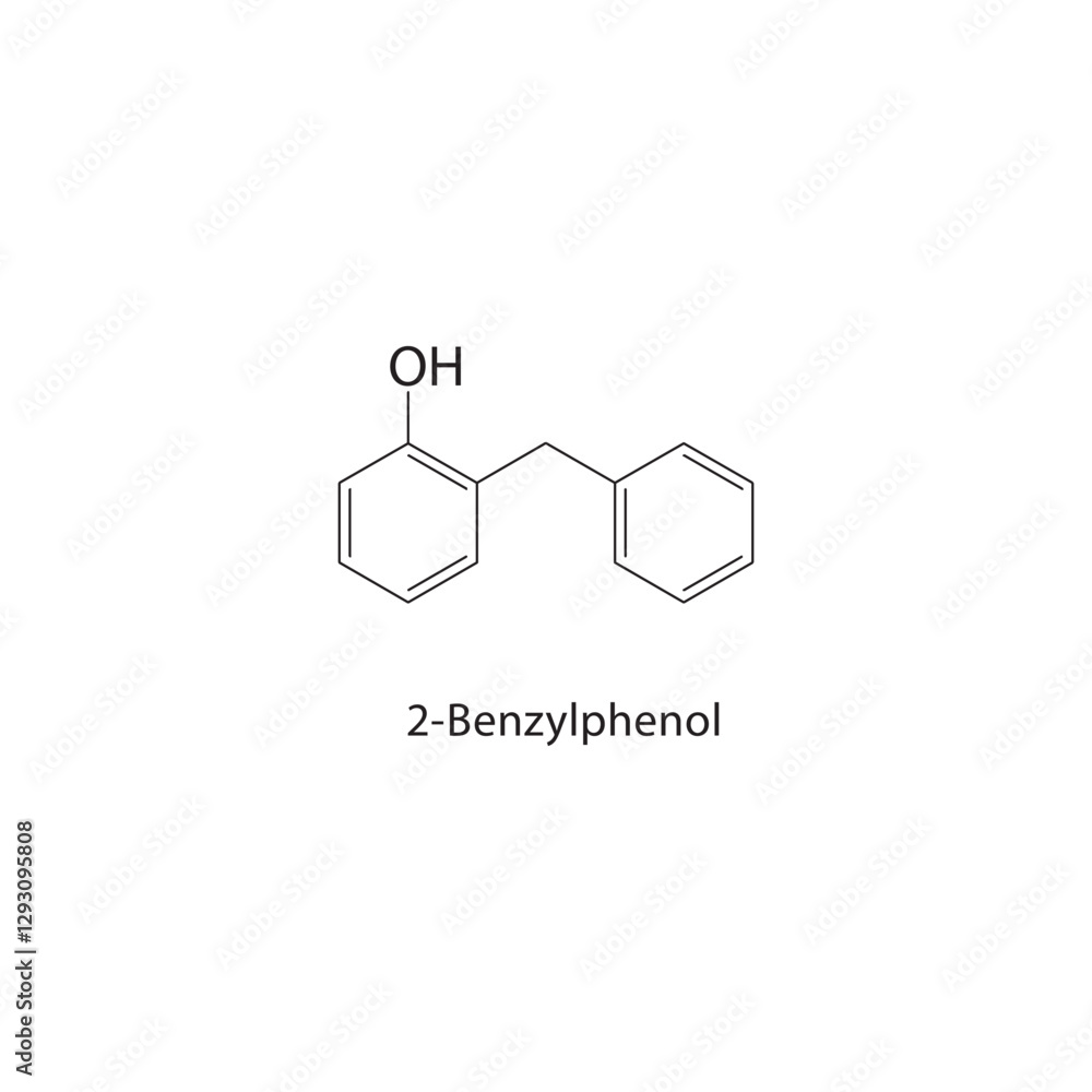 Benzyl propanoate skeletal structure.Ester compound schematic illustration. Simple diagram, chemical formula. Benzyl propanoate skeletal structure.Ester compound schematic illustration. Simple diagram, chemical formula.