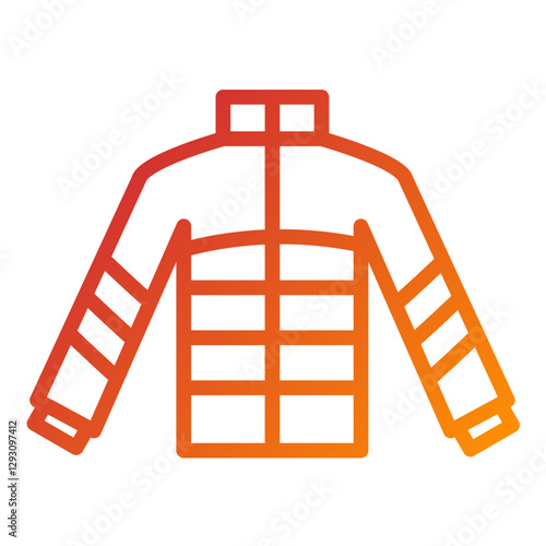 Vector Design Winter Coat Icon Style