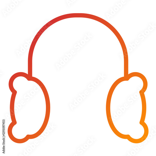 Vector Design Earmuffs Icon Style