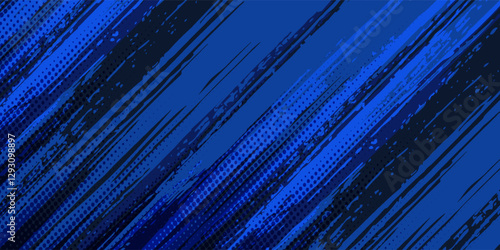 lue color pattern gradient grunge texture background. Dots pop art comics sport style vector illustration Abstract background