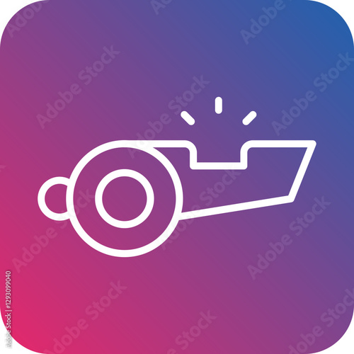 Whistle icon style