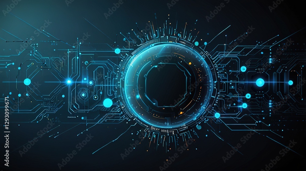Fototapeta premium Creative inovative technology background