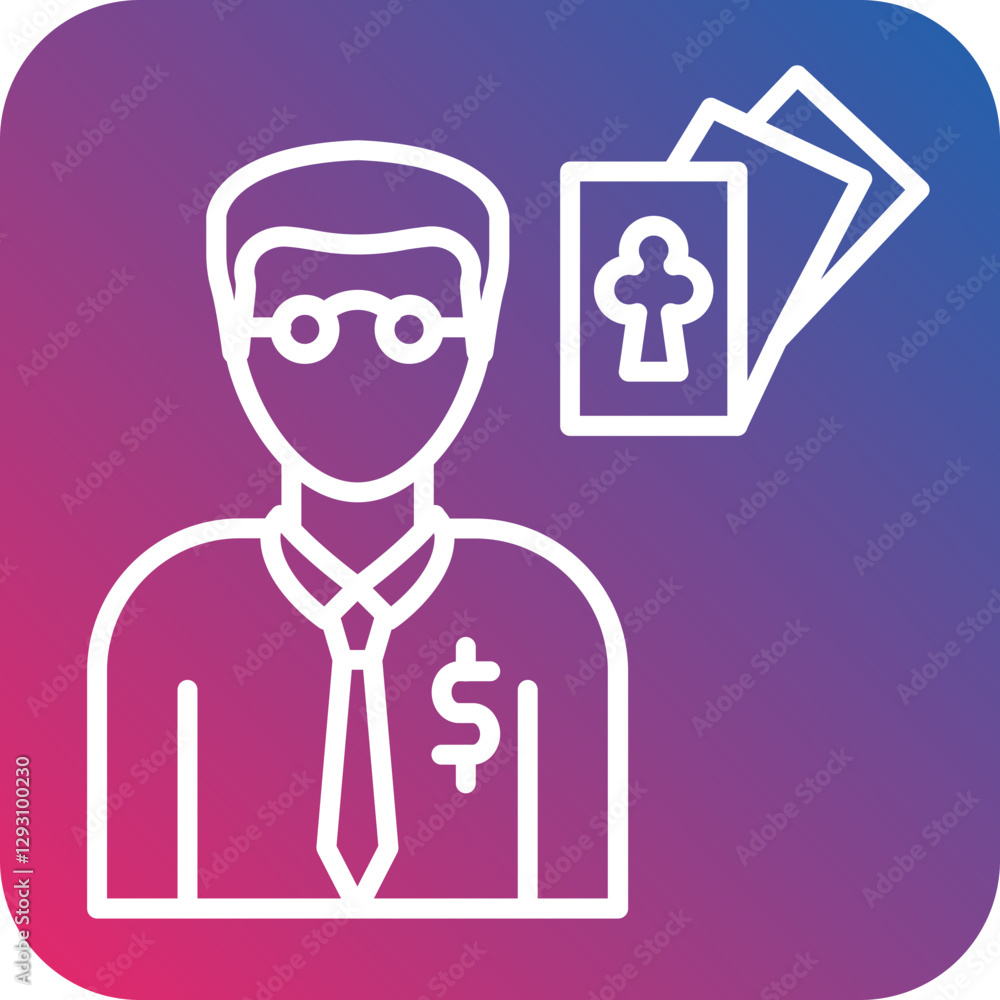 Gambler icon style