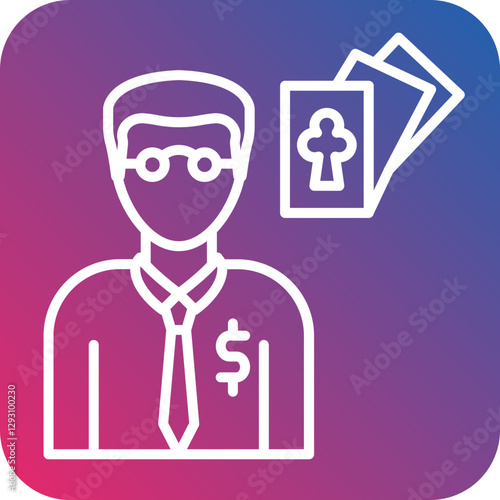 Gambler icon style