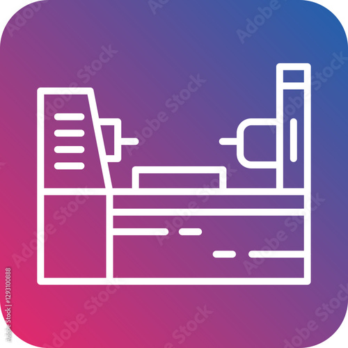 Lathe Machine icon style