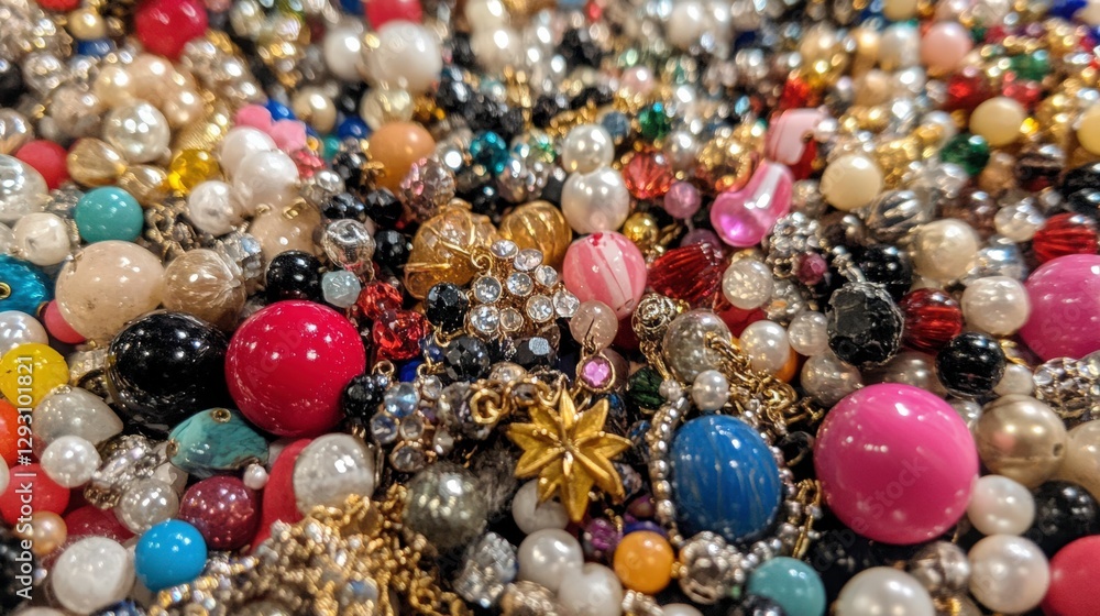 Vibrant Collection of Unique Thrifted Jewelry Pieces Vibrant Collection of Unique Thrifted Jewelry Pieces