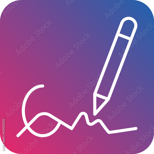 Signatures icon style