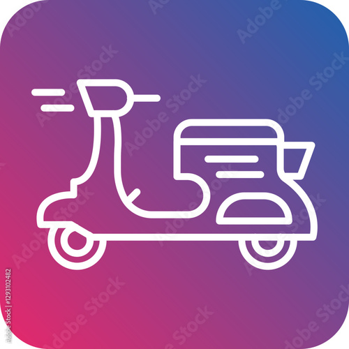 Scooter icon style