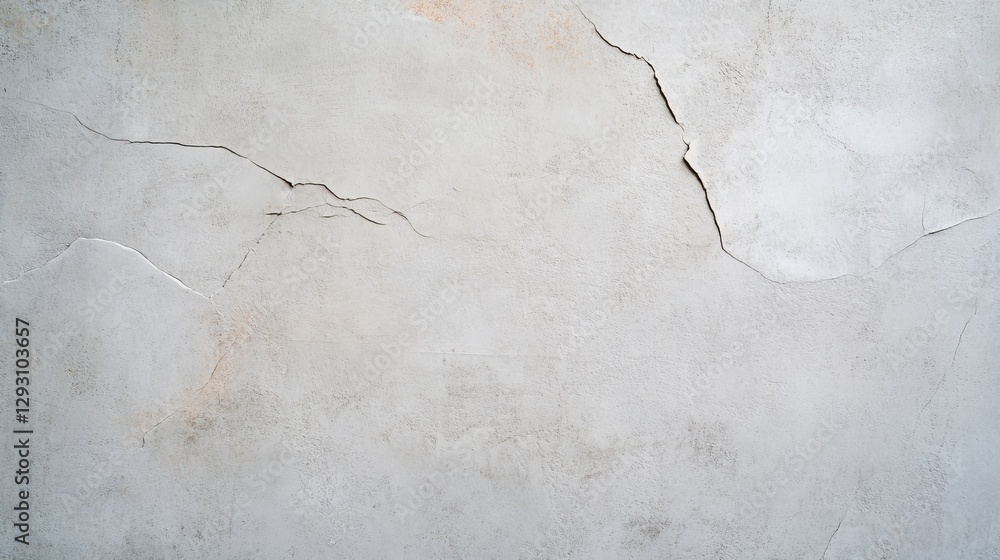 Fototapeta premium Cracked Textured Wall Surface With Subtle Gray Tones and Imperfections