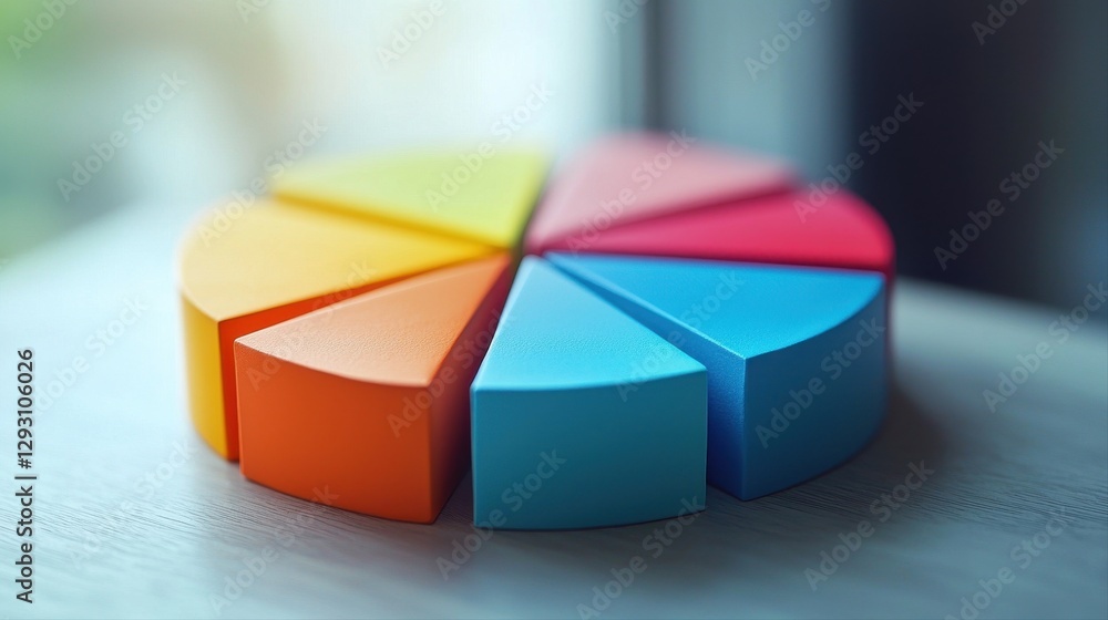 Obraz premium Vibrant and colorful pie displayed on a table showcasing bright ingredients and eye-catching presentation