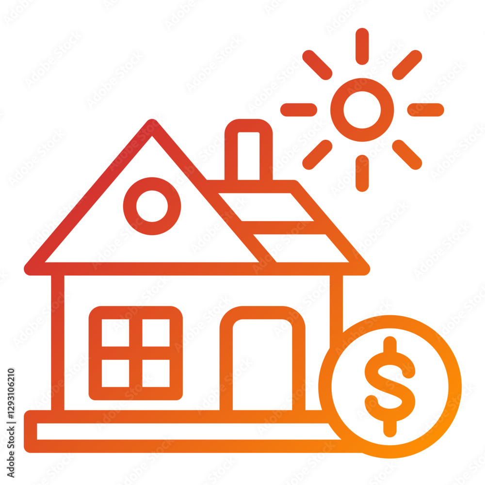 Vector Design House Payment Icon Style Vector Design House Payment Icon Style
