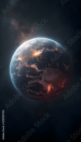 earth in space