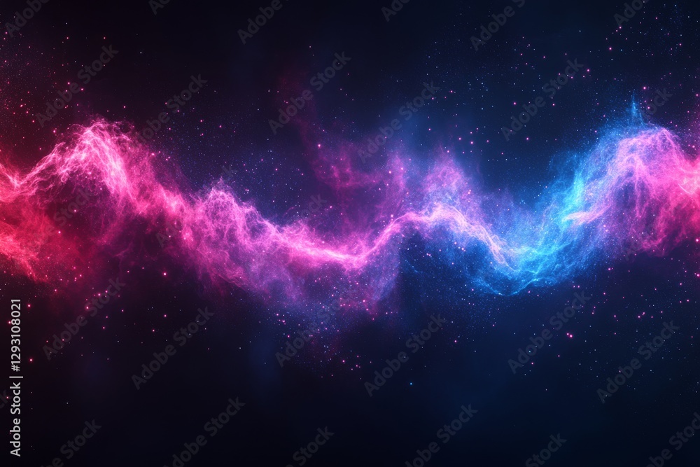 Colorful cosmic swirl of gas and dust showcasing vibrant hues in a vast space setting Colorful cosmic swirl of gas and dust showcasing vibrant hues in a vast space setting