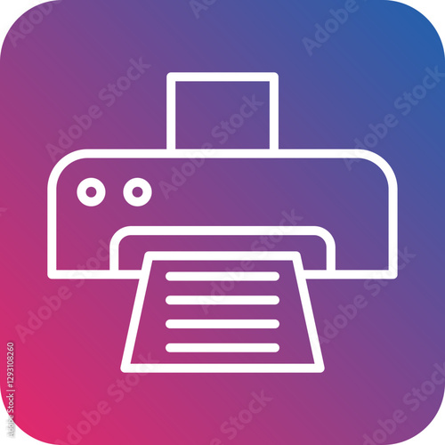 Print icon style