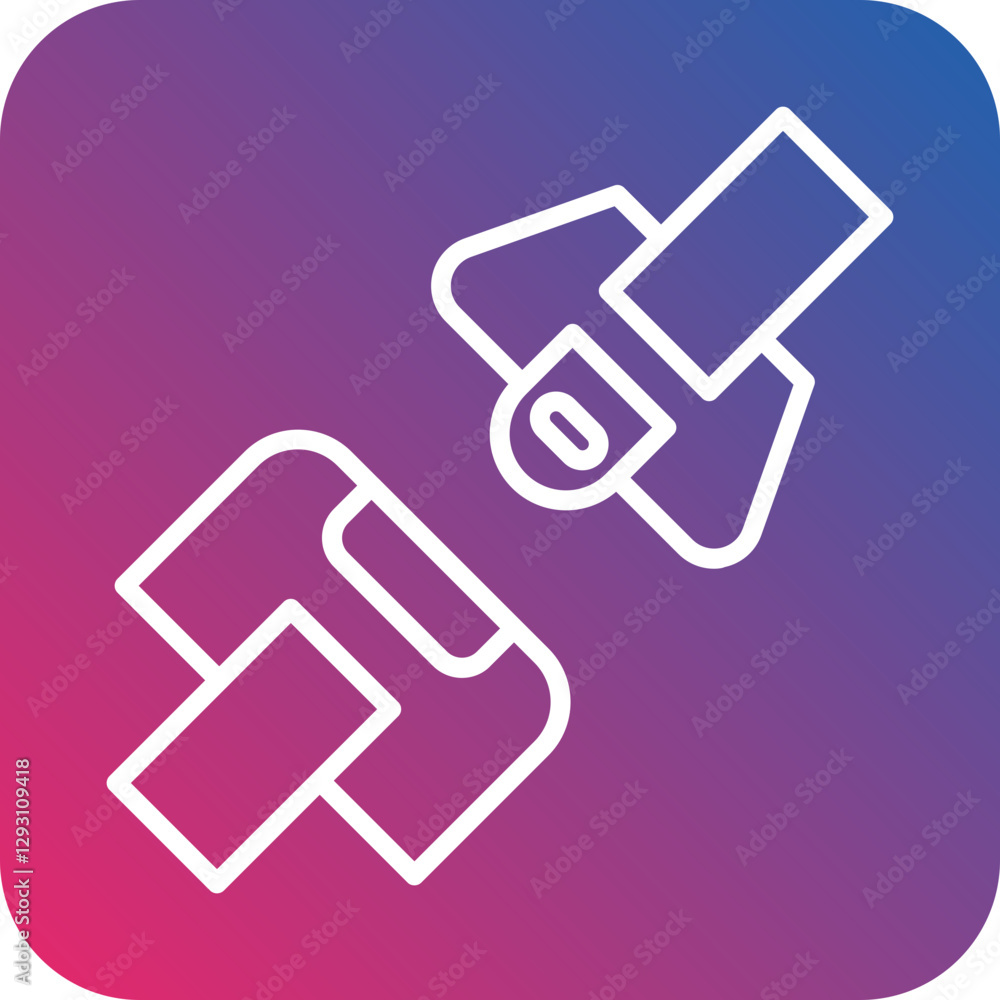 Seat Belt icon style Seat Belt icon style