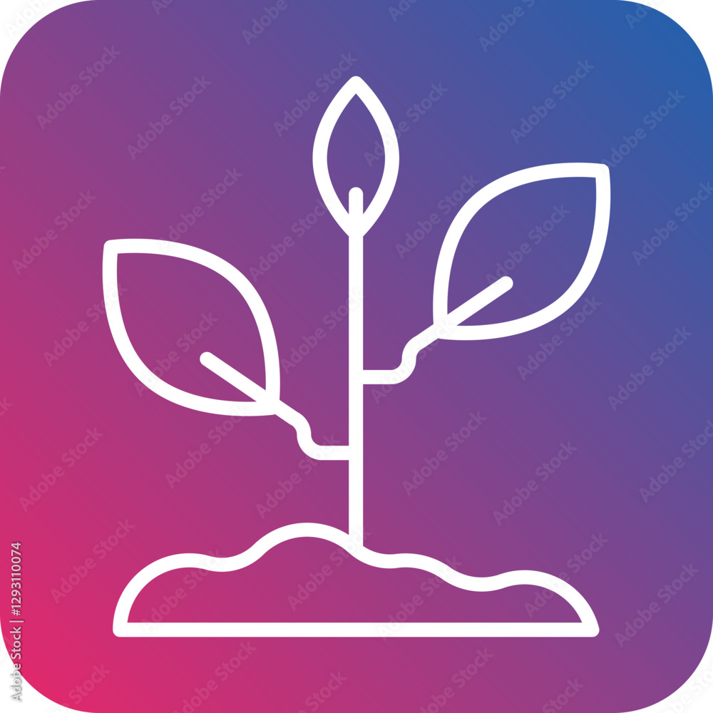 Seedling icon style Seedling icon style