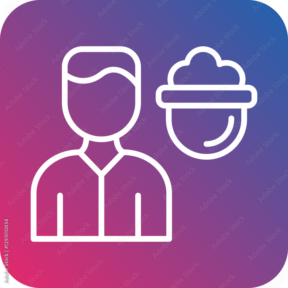 Hunger icon style Hunger icon style
