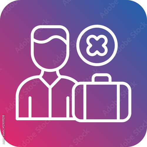Unemployed icon style