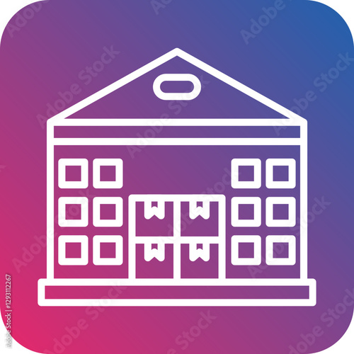 Warehouse icon style