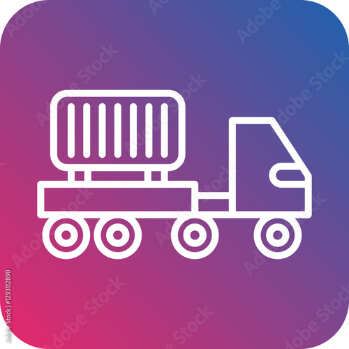 Container Truck icon style