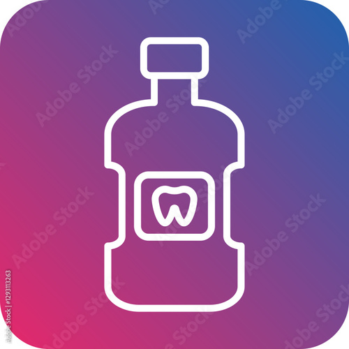 Mouthwash icon style
