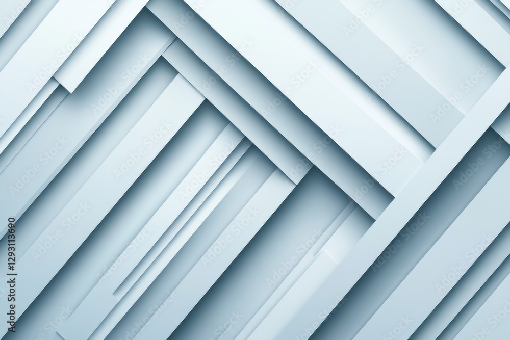 Abstract layered design with varying angles in soft blue tones creating a modern aesthetic Abstract layered design with varying angles in soft blue tones creating a modern aesthetic