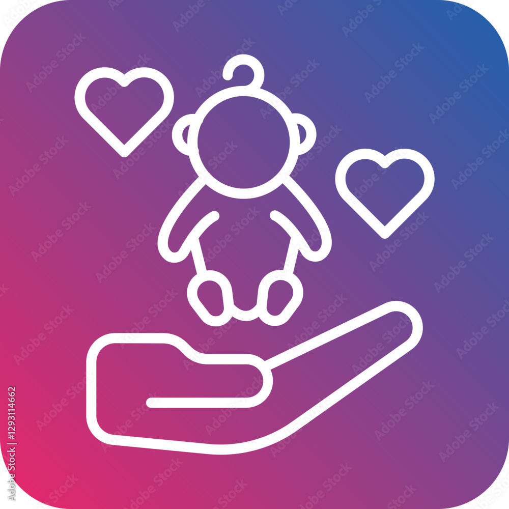 Child Care icon style Child Care icon style