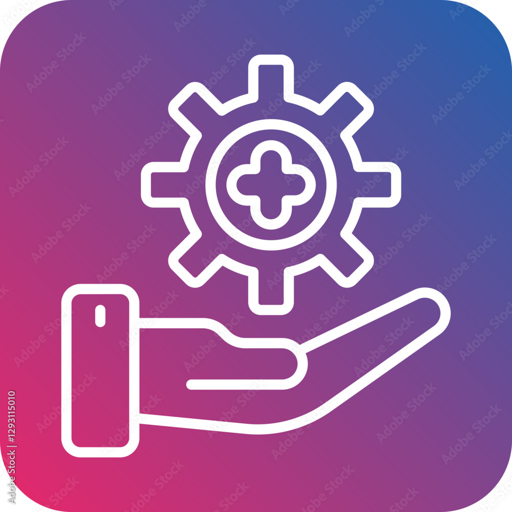 Healthy Development icon style Healthy Development icon style