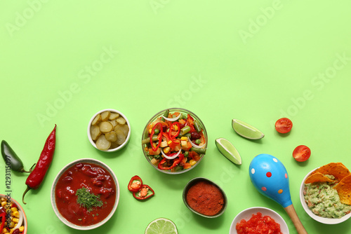 Traditional Mexican food an...
