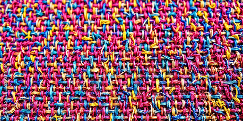 Panoramic Close-Up Texture of Natural Cotton Fabric with Detailed Weave and Soft, Smooth Finish Panoramic Close-Up Texture of Natural Cotton Fabric with Detailed Weave and Soft, Smooth Finish