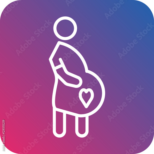 Pregnancy icon style