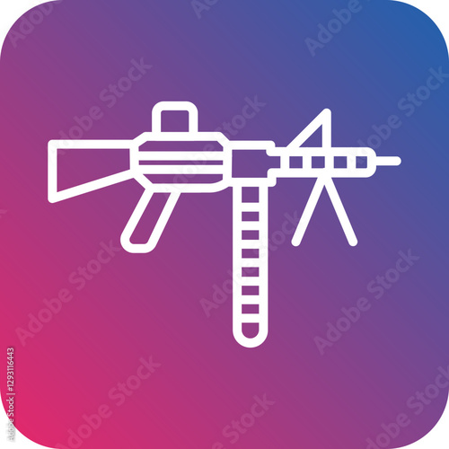 Machine Gun icon style
