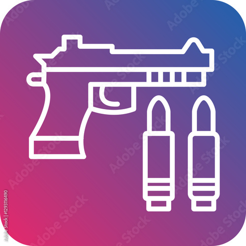 Gun icon style