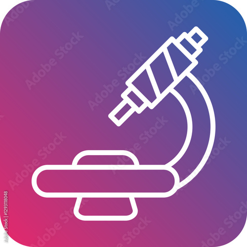 Microscope icon style