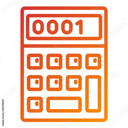 Vector Design Calculator Icon Style