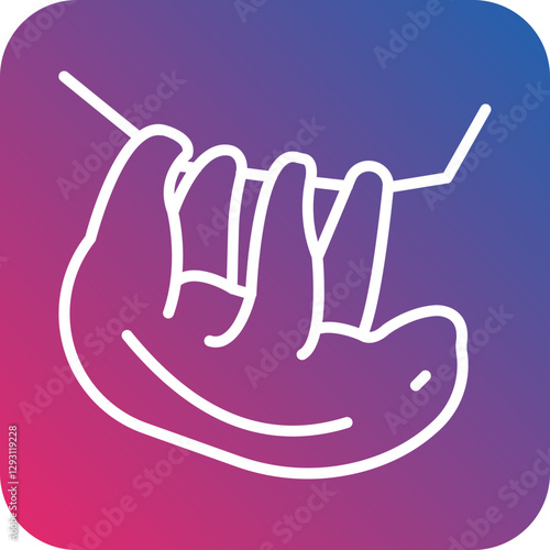 Sloth icon style