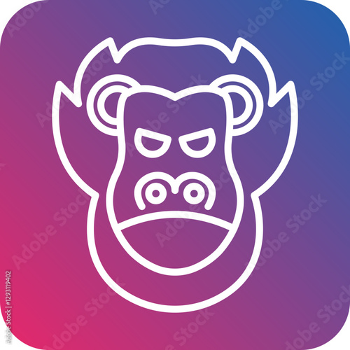 Orangutan icon style