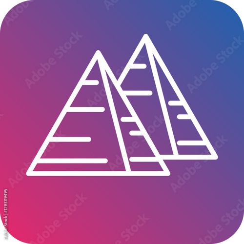 Pyramids icon style