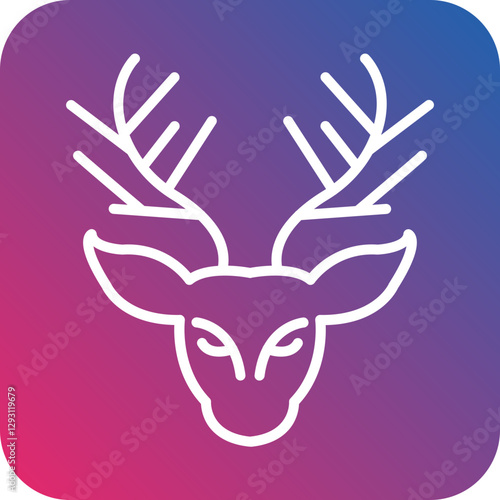 Reindeer icon style