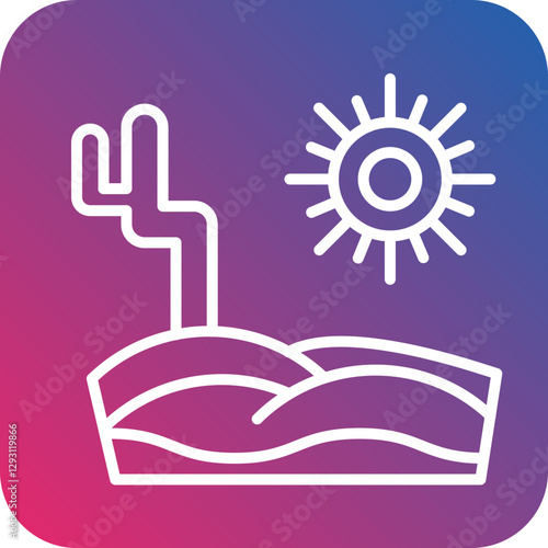 Desert icon style
