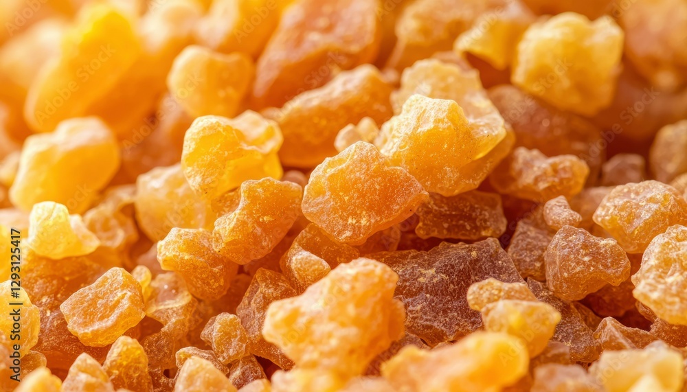 Close-up of crystallized sugar granules Close-up of crystallized sugar granules