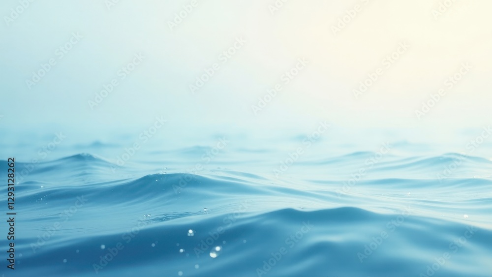Serene Aquatic Surface Gentle Undulations and Sparkling Reflections of a Calm Ocean Serene Aquatic Surface Gentle Undulations and Sparkling Reflections of a Calm Ocean