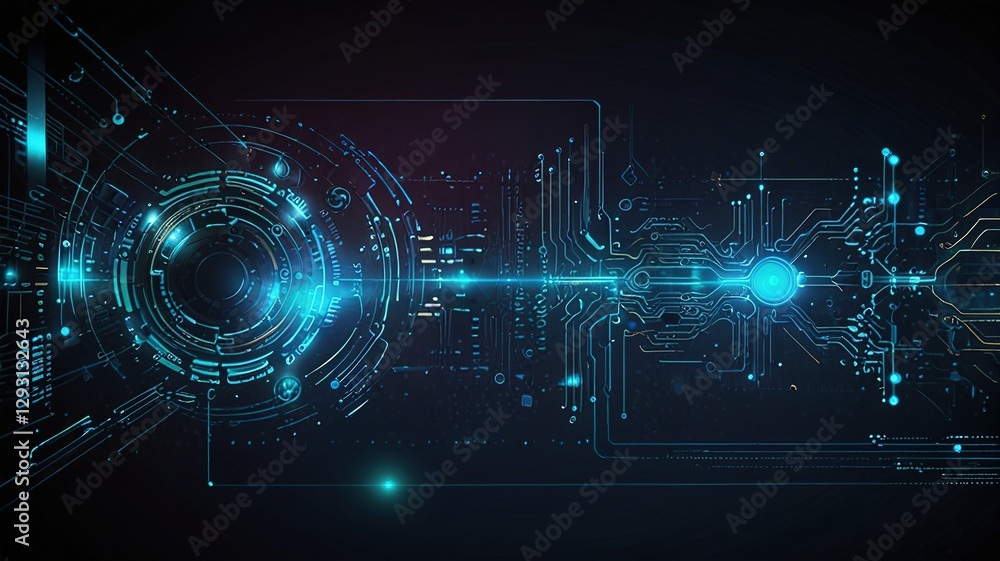 Obraz premium Creative inovative technology background