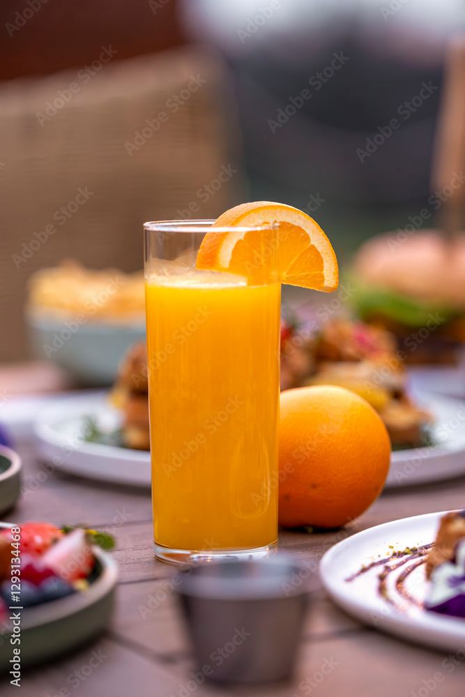 fresh orange juice