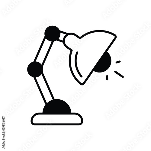 Study Lamp Vector icon