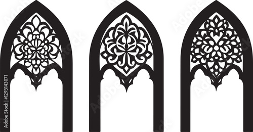 Sacred Archways: Intricate Islamic Window Designs
