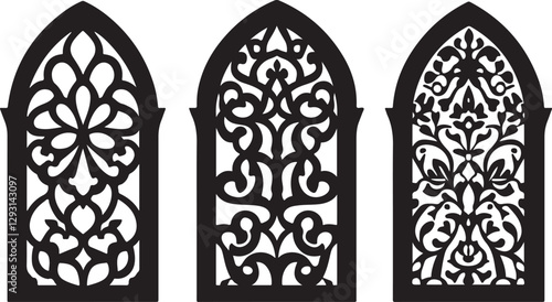 Sacred Archways: Intricate Islamic Window Designs
