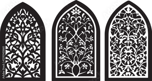 Sacred Archways: Intricate Islamic Window Designs
